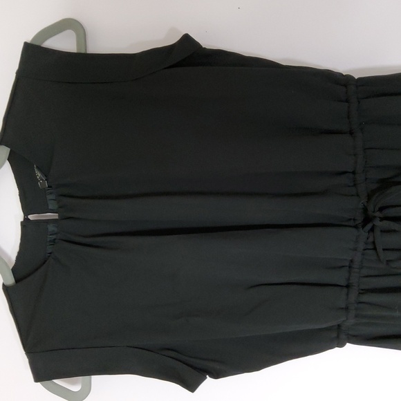 Ann Taylor Drawstring waist Black Dress Size XSP - Picture 4 of 7